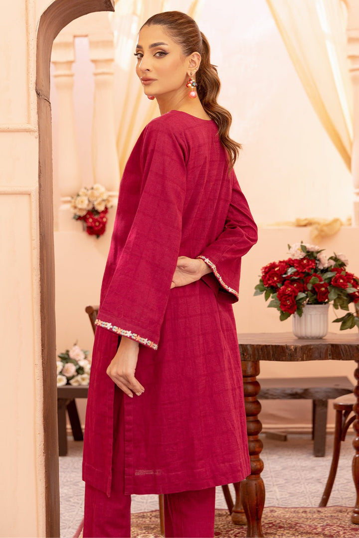 2 Pc Embroidered Viscose Luxury Stitched Suit - Prime Point Store