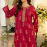 2 Pc Jacquard Embroidered Stitched Suit - Prime Point Store