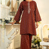 2 Pc Jacquard Embroidered Stitched Suit - Prime Point Store