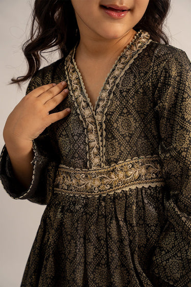 2 Pc Jacquard Formal Suit For Girl - Prime Point Store