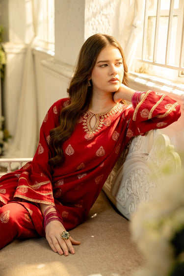 2 Pc Jacquard Luxury Stitched Suit - Prime Point Store