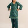 2 Pc Jacquard Printed Suit For Girl - Prime Point Store