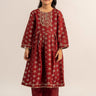 2 Pc Jacquard Suit For Girl - Prime Point Store