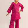 2 Pc Jacquard Suit For Girl - Prime Point Store