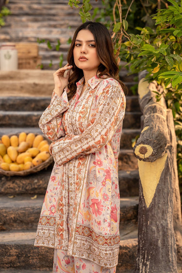 2 Pc Lawn Printed Stitched Suit - Prime Point Store
