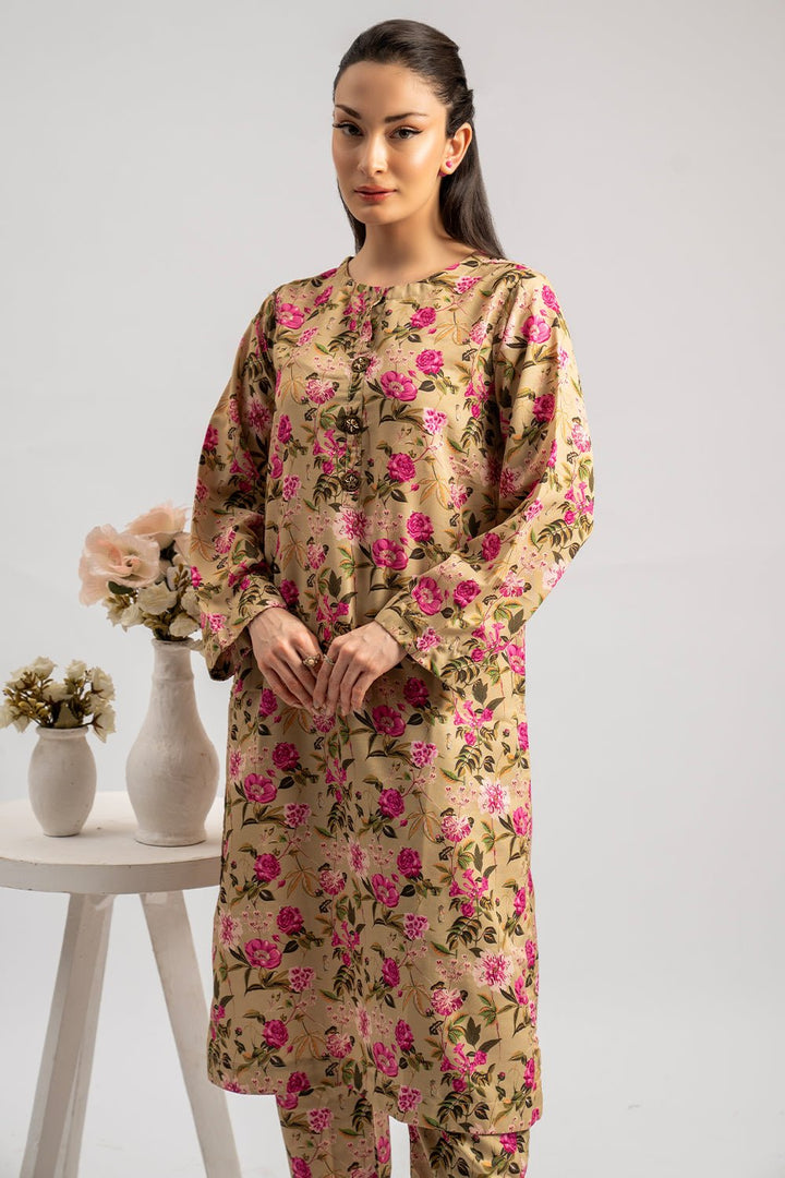 2 Pc Lawn Printed Stitched Suit - Prime Point Store