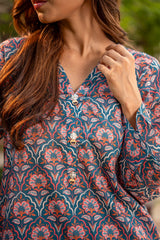 2 Pc Lawn Printed Stitched Suit - Prime Point Store