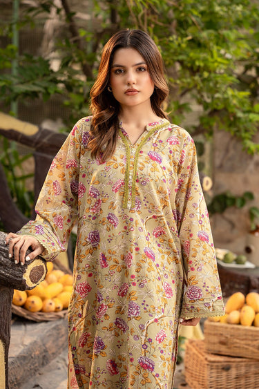 2 Pc Lawn Printed Stitched Suit - Prime Point Store