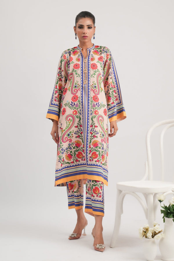 2 Pc Lawn Printed Stitched Suit - Prime Point Store