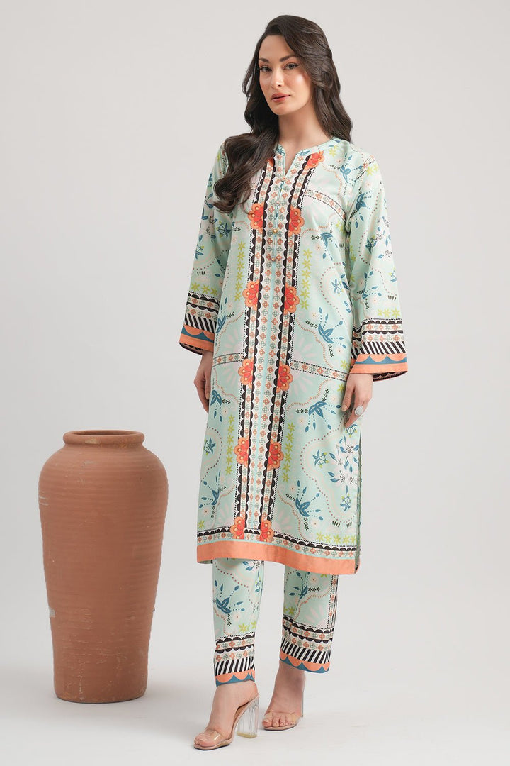 2 Pc Lawn Printed Stitched Suit - Prime Point Store