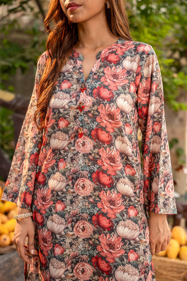 2 Pc Lawn Printed Stitched Suit - Prime Point Store