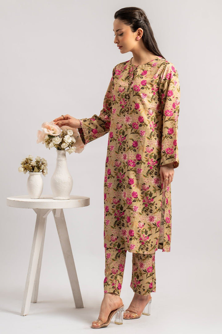 2 Pc Lawn Printed Stitched Suit - Prime Point Store