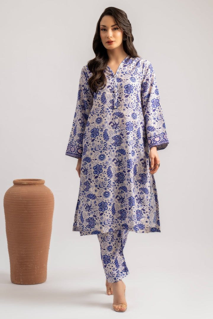 2 Pc Lawn Printed Stitched Suit - Prime Point Store