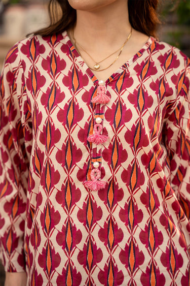 2 Pc Lawn Printed Stitched Suit - Prime Point Store