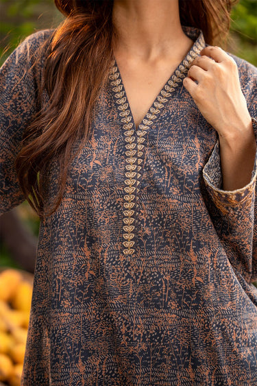 2 Pc Lawn Printed Stitched Suit - Prime Point Store