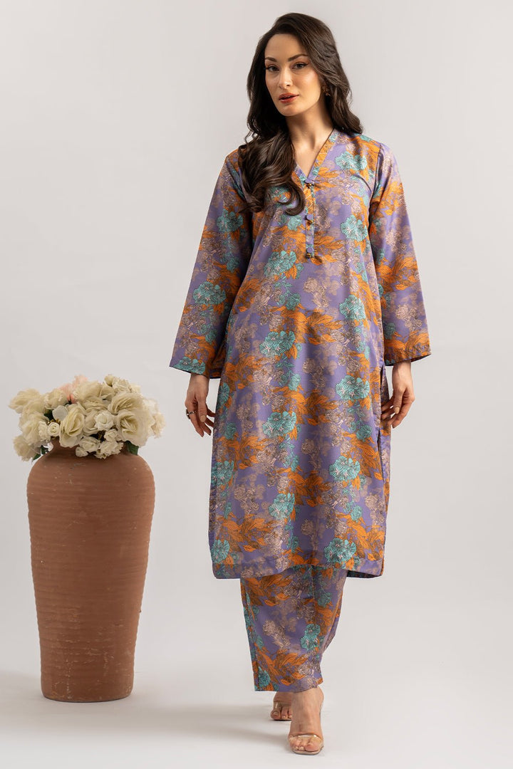 2 Pc Lawn Printed Stitched Suit - Prime Point Store