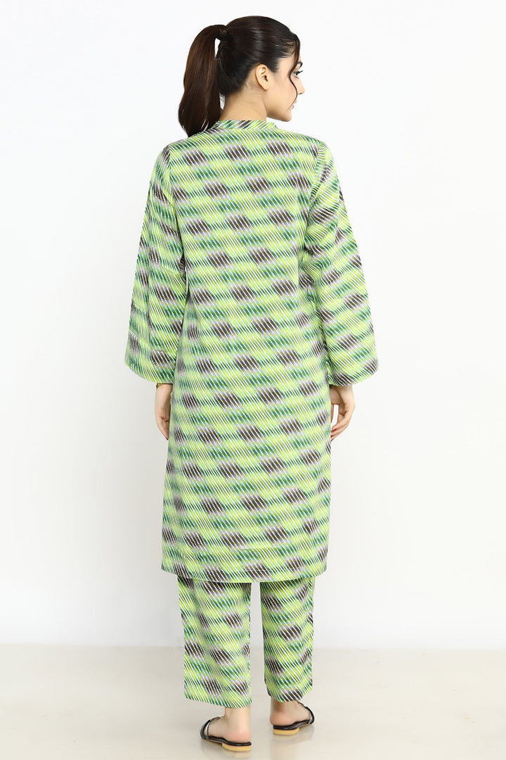 2 Pc Linen Printed Stitched Co - ords - Prime Point Store