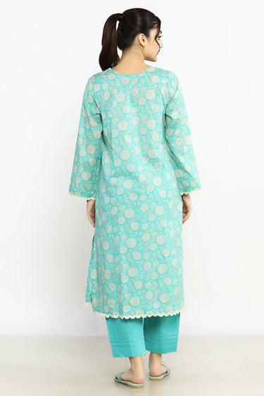 2 Pc Linen Printed Stitched Co - ords - Prime Point Store