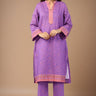2 Pc Printed Cambric Stitched Co - ords - Prime Point Store
