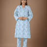 2 Pc Printed Cambric Stitched Co - ords - Prime Point Store