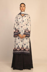 2 Pc Printed Cambric Stitched Suit - Prime Point Store