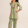 2 Pc Printed Co - ords Cambric Suit For Girl - Prime Point Store