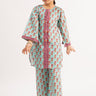 2 Pc Printed Cotton Lawn Suit For Girl - Prime Point Store