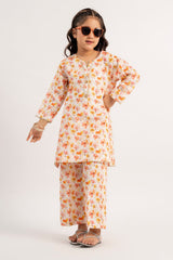 2 Pc Printed Cotton Lawn Suit For Girl - Prime Point Store