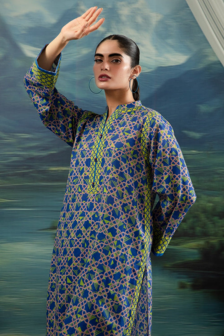 2 Pc Printed Khaddar Stitched Suit - Prime Point Store