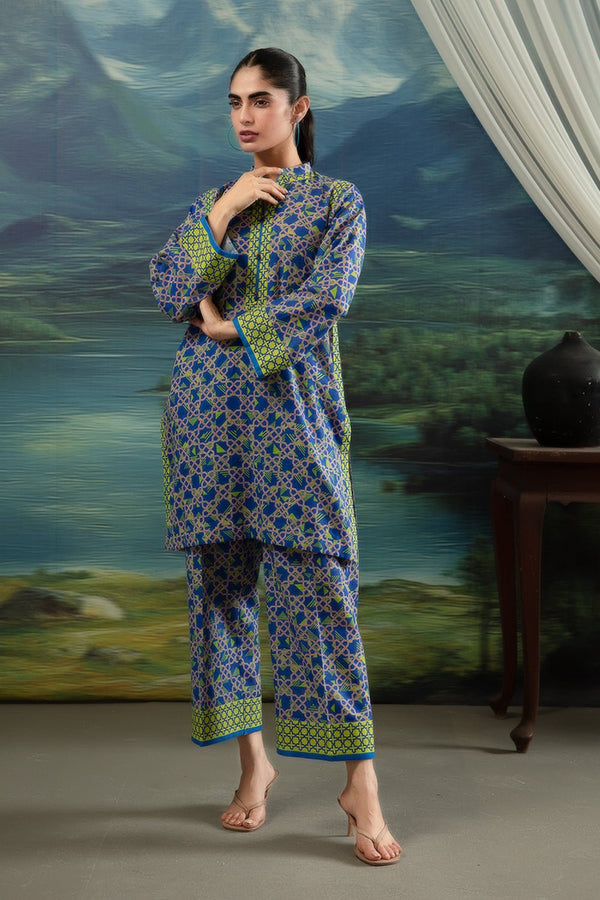 2 Pc Printed Khaddar Stitched Suit - Prime Point Store