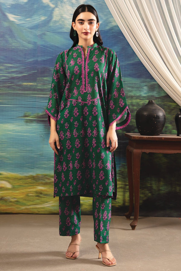 2 Pc Printed Khaddar Unstitched - Prime Point Store