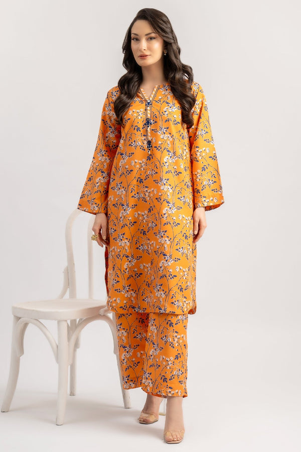 2 Pc Printed Lawn Stitched Suit - Prime Point Store