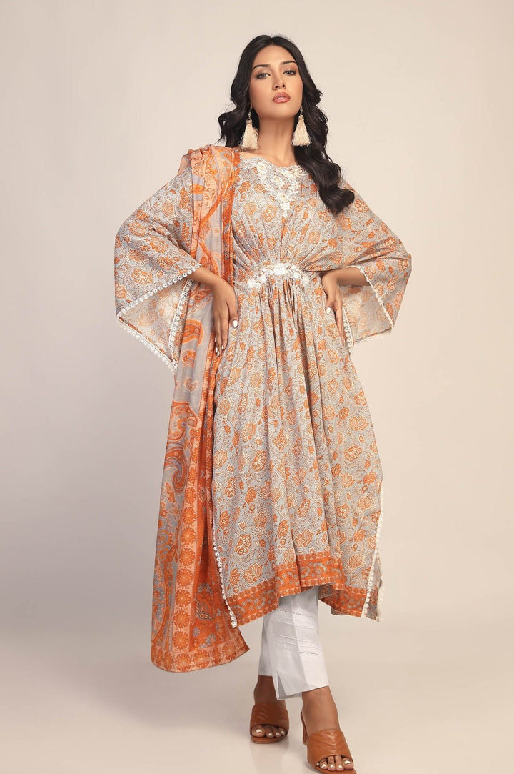 2 Pc Printed Lawn Unstitched - Prime Point Store