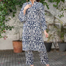 2 Pc Printed Slub Linen Stitched - Prime Point Store