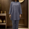 2 Pc Printed Yarn Dyed Stitched Suit - Prime Point Store