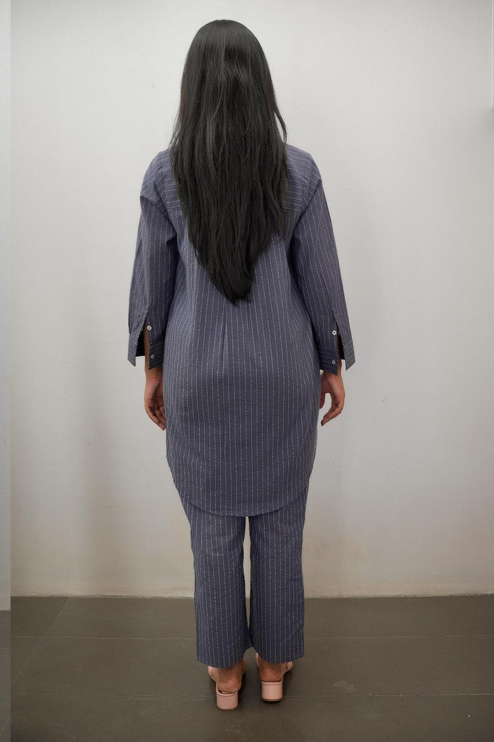 2 Pc Printed Yarn Dyed Stitched Suit - Prime Point Store