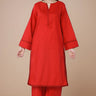 2 Pc Solid Cambric Stitched Co - ords - Prime Point Store