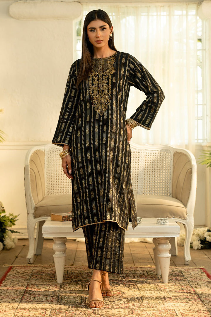 2 Piece Jacquard Stitched Suit - Prime Point Store