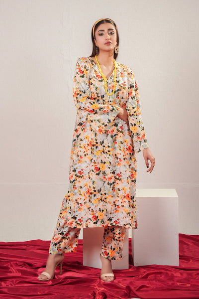 2 Piece - Printed Lawn Suit - Prime Point Store