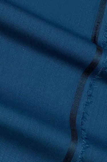 Men's Luxury Textured Blended Unstitched Fabric - TEAL