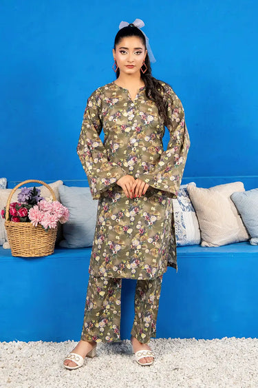 2 Piece - Printed Lawn Suit