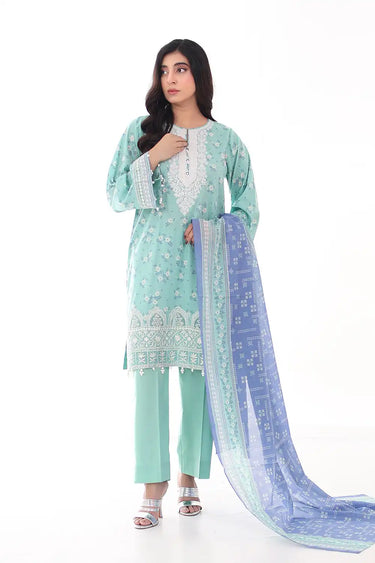 3 Piece - Embroidered Lawn Suit