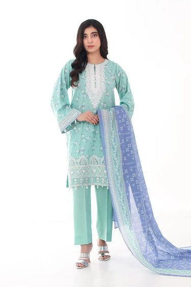 3 Piece - Embroidered Lawn Suit