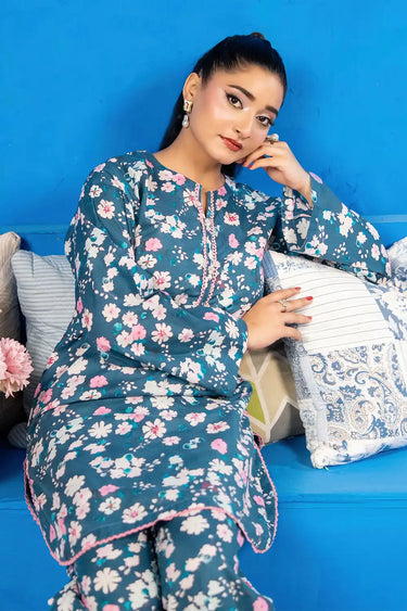 2 Piece - Printed Lawn Suit