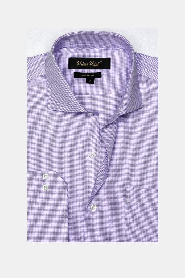 Pink Check Formal Shirt For Men - Prime Point Store