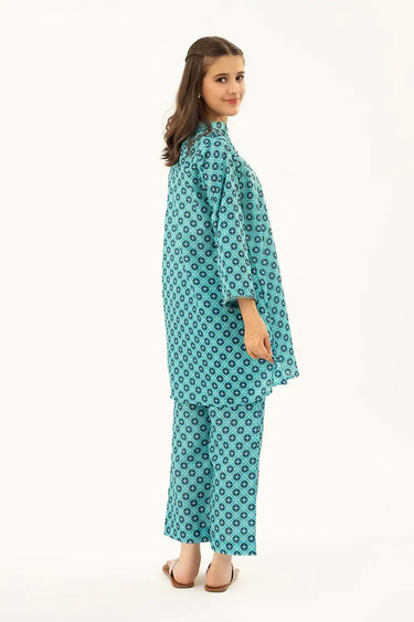 2 Piece - Printed Texture Suit