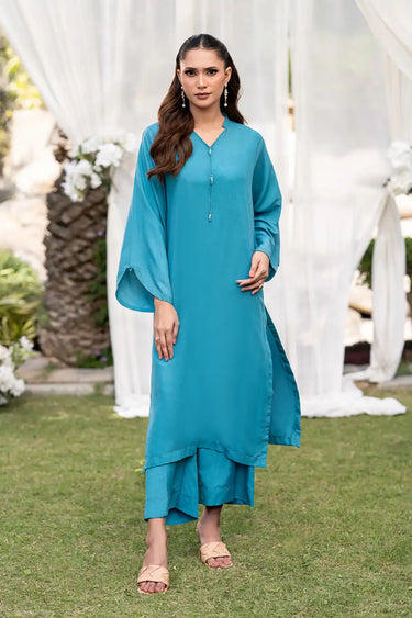 2 Piece - Dyed Silk Suit