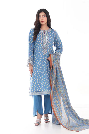 3 Piece - Embroidered Lawn Suit