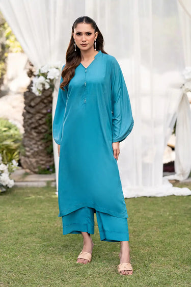 2 Piece - Dyed Silk Suit