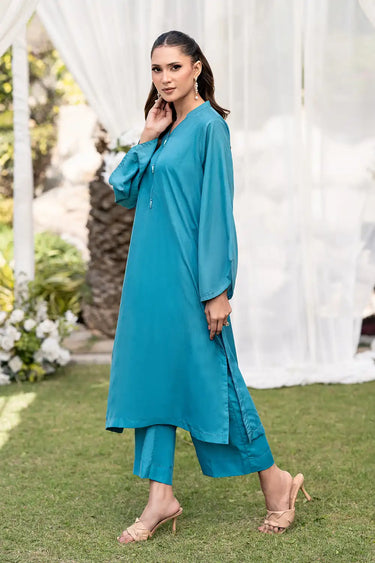 2 Piece - Dyed Silk Suit